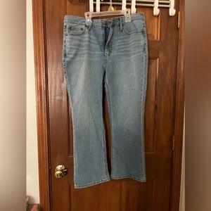 Brand new j crew womens jeans mid rise flare crop size 31